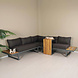 Lizzely Garden & Living Salontafel aluminium en acaciahout Darcio bijzettafel Lizzely Garden & Living Salontafel aluminium en acaciahout Darcio bijzettafel