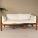 Lizzely Garden & Living Loungebank 2-zits acaciahout wit Xandra tuinbank Lizzely Garden & Living Loungebank 2-zits acaciahout wit Xandra tuinbank