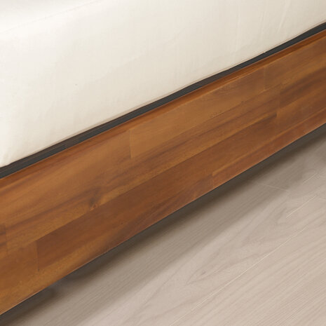 Lizzely Garden & Living Loungebank Lahon met loungetafel Dirk en loungestoel Xandra acaciahout