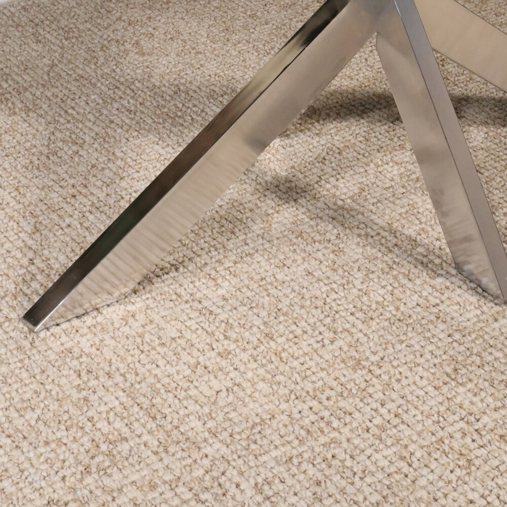 Eettafel ovaal mangohout 160cm Lucas zwart met zilver