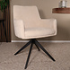 Lizzely Garden & Living Eetkamerstoel draaibaar met armleuning Nola beige Lizzely Garden & Living Eetkamerstoel draaibaar met armleuning Nola beige