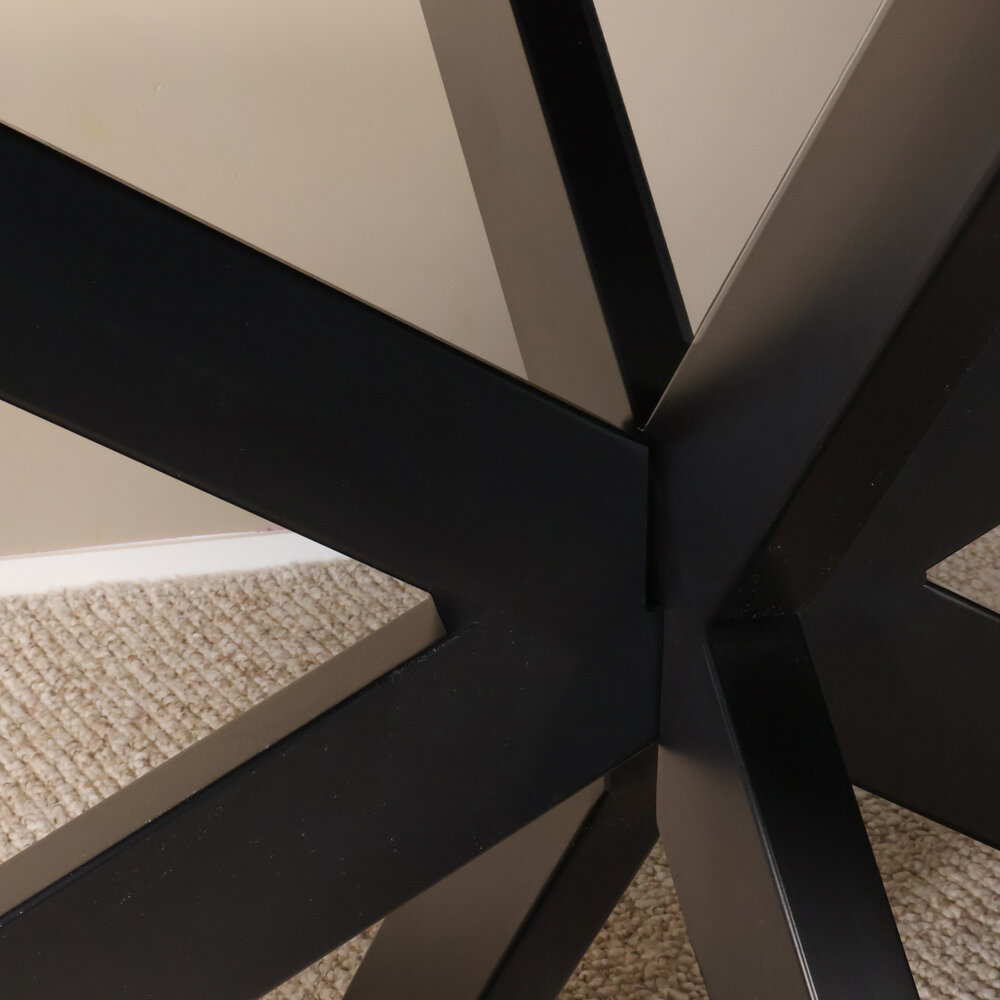 Eettafel ovaal mangohout 200cm James walnoot bruin ovale industriële tafel duurzaam mango eetkamertafel Eettafel ovaal mangohout 200cm James walnoot bruin ovale industriële tafel duurzaam mango eetkamertafel