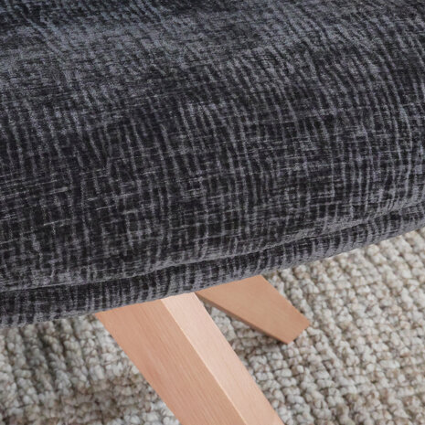 Lizzely Garden & Living Eetkamerstoel draaibaar Gemma zwart draaibare eetstoel