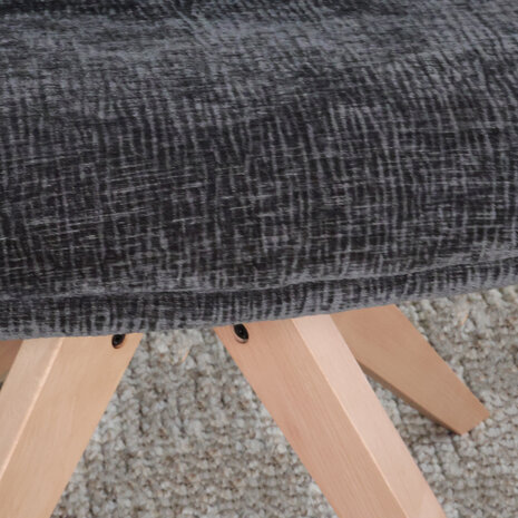 Lizzely Garden & Living Eetkamerstoel draaibaar Gemma zwart draaibare eetstoel