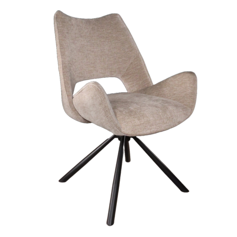 Lizzely Garden & Living Eetkamerstoel draaibaar Kevin taupe draaibare eetstoel Lizzely Garden & Living Eetkamerstoel draaibaar Kevin taupe draaibare eetstoel