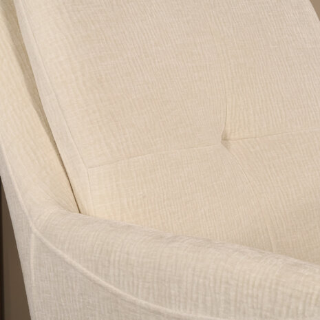 Lizzely Garden & Living Eetkamerstoel draaibaar Lieve ribstof wit draaibare eetstoel Lizzely Garden & Living Eetkamerstoel draaibaar Lieve ribstof wit draaibare eetstoel