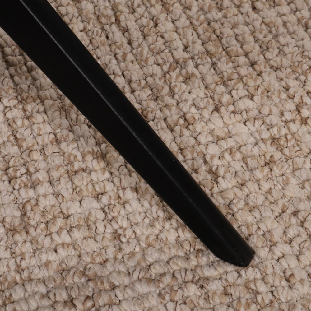 Eetkamerstoel draaibaar Lieve ribstof wit draaibare eetstoel Eetkamerstoel draaibaar Lieve ribstof wit draaibare eetstoel