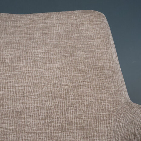 Lizzely Garden & Living Eetkamerstoel draaibaar met armleuning Nola taupe Lizzely Garden & Living Eetkamerstoel draaibaar met armleuning Nola taupe