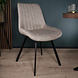 Lizzely Garden & Living Eetkamerstoel Susta lichtgrijs microvezel eetstoel Lizzely Garden & Living Eetkamerstoel Susta lichtgrijs microvezel eetstoel