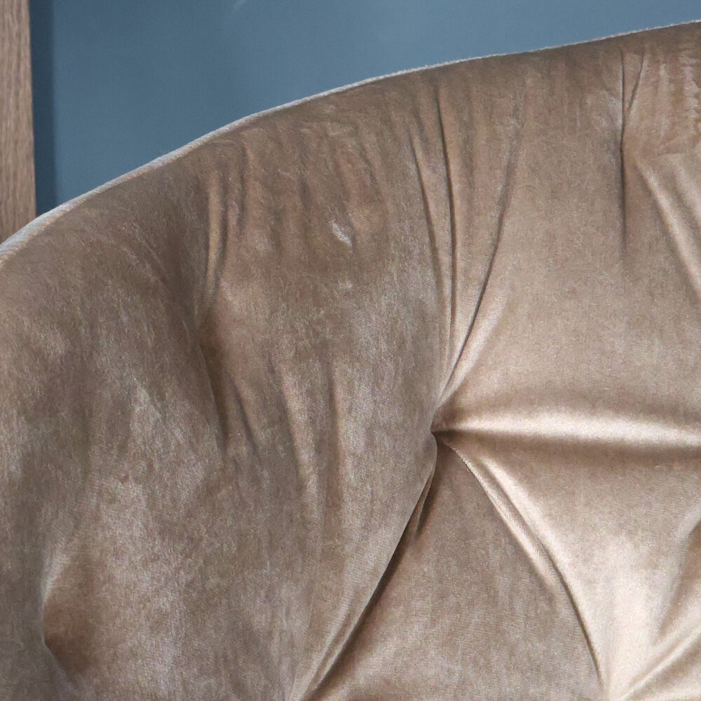 Eetkamerstoel draaibaar Willow taupe velvet eetstoel draaibare stoel Eetkamerstoel draaibaar Willow taupe velvet eetstoel draaibare stoel