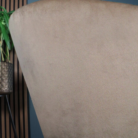 Lizzely Garden & Living Eetkamerstoel draaibaar Willow taupe velvet eetstoel draaibare stoel Lizzely Garden & Living Eetkamerstoel draaibaar Willow taupe velvet eetstoel draaibare stoel