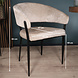 Lizzely Garden & Living Eetkamerstoel met armleuning Ziva beige chenille Lizzely Garden & Living Eetkamerstoel met armleuning Ziva beige chenille
