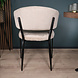 Lizzely Garden & Living Eetkamerstoel met armleuning Ziva beige chenille Lizzely Garden & Living Eetkamerstoel met armleuning Ziva beige chenille