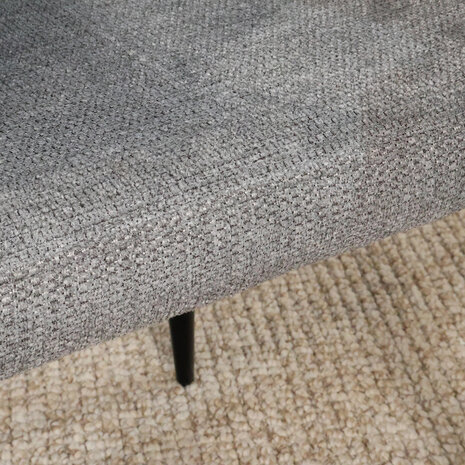 Lizzely Garden & Living Eetkamerstoel met armleuning Ziva grijs