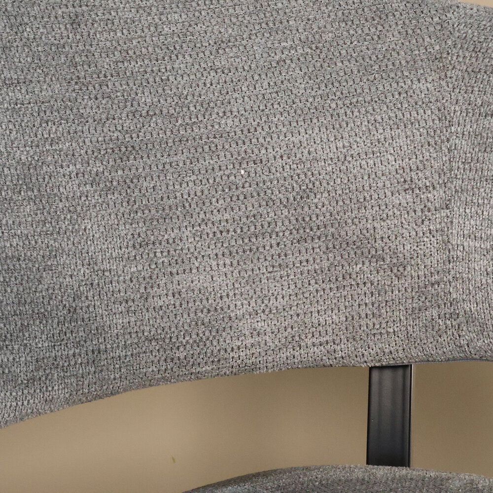 Eetkamerstoel met armleuning Ziva grijs