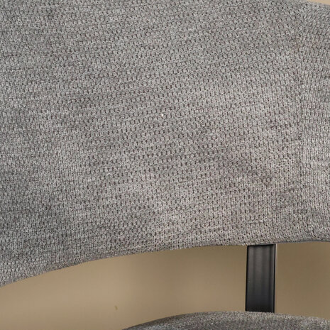 Lizzely Garden & Living Eetkamerstoel met armleuning Ziva grijs