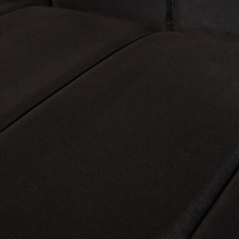 Lizzely Garden & Living Eetkamerbank 160cm Sally velvet zwart bank