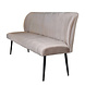 Lizzely Garden & Living Eetkamerbank 160cm Sally velvet champagne bank Lizzely Garden & Living Eetkamerbank 160cm Sally velvet champagne bank