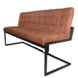 Lizzely Garden & Living Eetkamerbank 180cm Vito cognac microvezel Lizzely Garden & Living Eetkamerbank 180cm Vito cognac microvezel