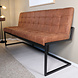 Lizzely Garden & Living Eetkamerbank 180cm Vito cognac microvezel Lizzely Garden & Living Eetkamerbank 180cm Vito cognac microvezel
