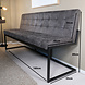 Lizzely Garden & Living Eetkamerbank 180cm Vito antraciet microvezel Lizzely Garden & Living Eetkamerbank 180cm Vito antraciet microvezel