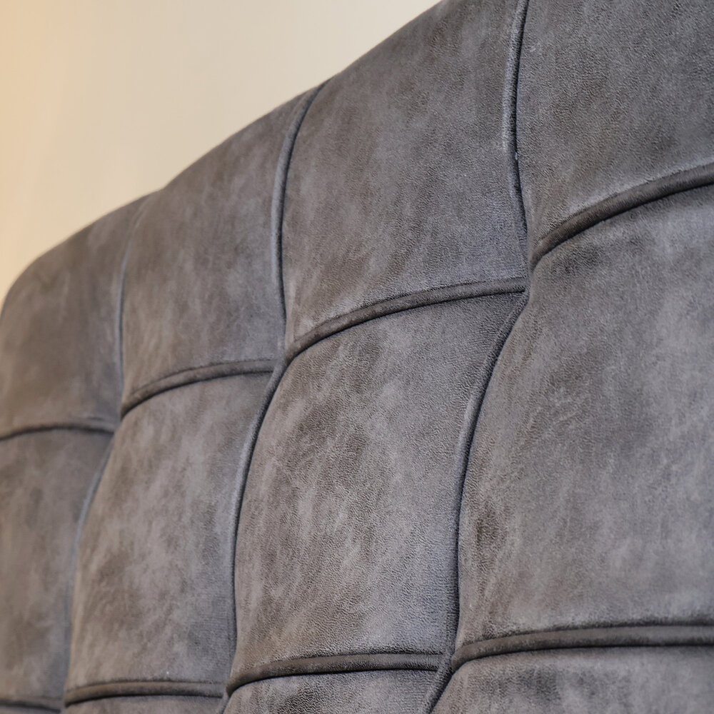 Eetkamerbank 180cm Vito antraciet microvezel Eetkamerbank 180cm Vito antraciet microvezel