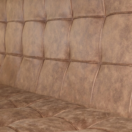 Lizzely Garden & Living Eetkamerbank 180cm Vito bruin microvezel Lizzely Garden & Living Eetkamerbank 180cm Vito bruin microvezel