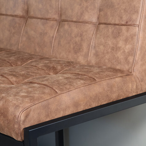 Lizzely Garden & Living Eetkamerbank 180cm Vito bruin microvezel Lizzely Garden & Living Eetkamerbank 180cm Vito bruin microvezel