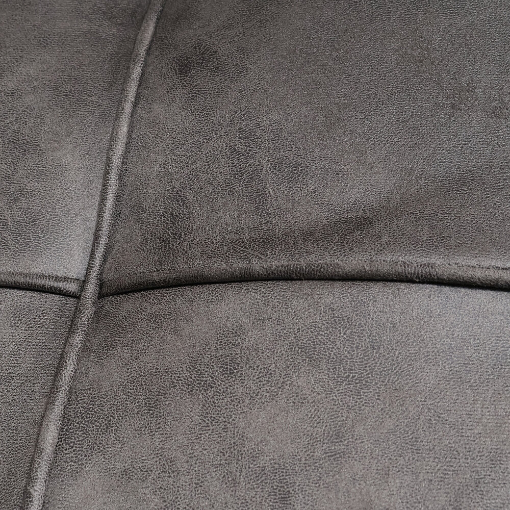 Eetkamerbank 160cm Vito antraciet microvezel