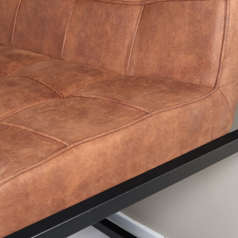 Lizzely Garden & Living Eetkamerbank 160cm Vito cognac microvezel Lizzely Garden & Living Eetkamerbank 160cm Vito cognac microvezel