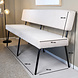 Lizzely Garden & Living Eetkamerbank 180cm Wendy zand stof Lizzely Garden & Living Eetkamerbank 180cm Wendy zand stof