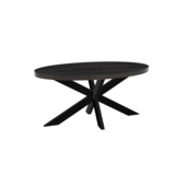 Lizzely Garden & Living Eettafel ovaal mangohout 160cm James zwart ovale industriële tafel duurzaam mango eetkamertafel Lizzely Garden & Living Eettafel ovaal mangohout 160cm James zwart ovale industriële tafel duurzaam mango eetkamertafel