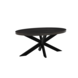 Lizzely Garden & Living Eettafel ovaal mangohout 160cm James zwart ovale industriële tafel duurzaam mango eetkamertafel Lizzely Garden & Living Eettafel ovaal mangohout 160cm James zwart ovale industriële tafel duurzaam mango eetkamertafel