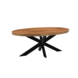 Lizzely Garden & Living Eettafel ovaal mangohout 180cm James lichtbruin ovale industriële tafel duurzaam mango eetkamertafel Lizzely Garden & Living Eettafel ovaal mangohout 180cm James lichtbruin ovale industriële tafel duurzaam mango eetkamertafel