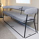 Lizzely Garden & Living Eetkamerbank 180cm Meggie grijs eetbank Lizzely Garden & Living Eetkamerbank 180cm Meggie grijs eetbank