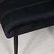 Lizzely Garden & Living Eetkamerbank 200cm Sally velvet zwart bank Lizzely Garden & Living Eetkamerbank 200cm Sally velvet zwart bank