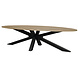 Lizzely Garden & Living Eettafel ovaal 300cm Rato lichtbruin ovale tafel Lizzely Garden & Living Eettafel ovaal 300cm Rato lichtbruin ovale tafel
