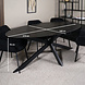 Lizzely Garden & Living Eettafel ovaal 210cm Figo marmerlook zwart ovale tafel Lizzely Garden & Living Eettafel ovaal 210cm Figo marmerlook zwart ovale tafel