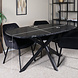Lizzely Garden & Living Eettafel Deens ovaal 160cm zwart Hero ovale eettafel Lizzely Garden & Living Eettafel Deens ovaal 160cm zwart Hero ovale eettafel