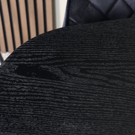 Lizzely Garden & Living Eettafel Deens ovaal 160cm zwart Hero ovale eettafel Lizzely Garden & Living Eettafel Deens ovaal 160cm zwart Hero ovale eettafel