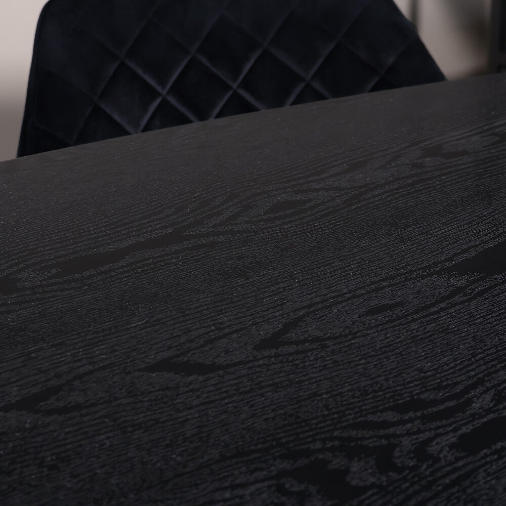 Eettafel Deens ovaal 160cm zwart Hero ovale eettafel Eettafel Deens ovaal 160cm zwart Hero ovale eettafel