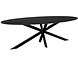 Lizzely Garden & Living Eettafel ovaal 235cm Figo marmerlook zwart ovale tafel Lizzely Garden & Living Eettafel ovaal 235cm Figo marmerlook zwart ovale tafel