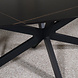 Lizzely Garden & Living Eettafel ovaal 160cm Figo marmerlook zwart ovale tafel steen Lizzely Garden & Living Eettafel ovaal 160cm Figo marmerlook zwart ovale tafel steen