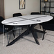 Lizzely Garden & Living Eettafel ovaal 210cm Figo marmerlook wit ovale tafel Lizzely Garden & Living Eettafel ovaal 210cm Figo marmerlook wit ovale tafel