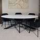 Lizzely Garden & Living Eettafel ovaal 210cm Figo marmerlook wit ovale tafel Lizzely Garden & Living Eettafel ovaal 210cm Figo marmerlook wit ovale tafel