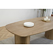 Lizzely Garden & Living Eettafel Lennox deens ovaal 210cm bruin fineer Lizzely Garden & Living Eettafel Lennox deens ovaal 210cm bruin fineer