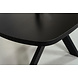 Lizzely Garden & Living Eettafel Leco deens ovaal 160cm zwart melamine Lizzely Garden & Living Eettafel Leco deens ovaal 160cm zwart melamine