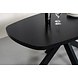 Lizzely Garden & Living Eettafel Leco deens ovaal 160cm zwart melamine Lizzely Garden & Living Eettafel Leco deens ovaal 160cm zwart melamine
