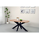 Lizzely Garden & Living Eettafel Leco deens ovaal 160cm eiken melamine Lizzely Garden & Living Eettafel Leco deens ovaal 160cm eiken melamine