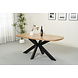 Lizzely Garden & Living Eettafel Leco deens ovaal 180cm eiken melamine Lizzely Garden & Living Eettafel Leco deens ovaal 180cm eiken melamine